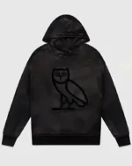 Drake OVO OG Black Leather Hoodie | Trendy Leather Jackets
