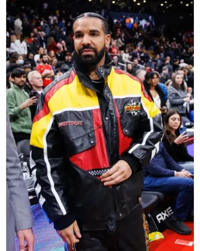 Drake Rotax Ski-doo Leather Jacket | Trendy Leather Jackets
