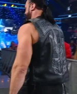 Drew Mcintyre Leather Motorcycle Vest | Trendy Leather Jackets
