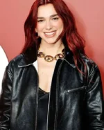 Dua Lipa GQ Men of the Year Awards Leather Jacket | Trendy Leather Jackets