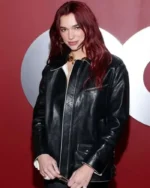 Dua Lipa GQ Men of the Year Awards Leather Jacket | Trendy Leather Jackets