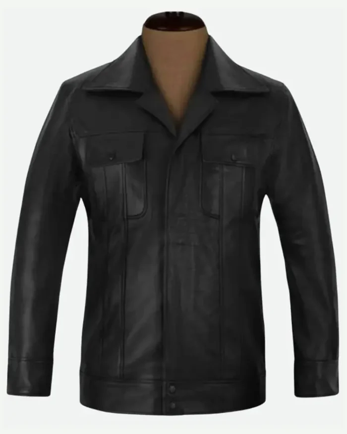 Elvis Presley Black Leather Suit | Trendy Leather Jackets