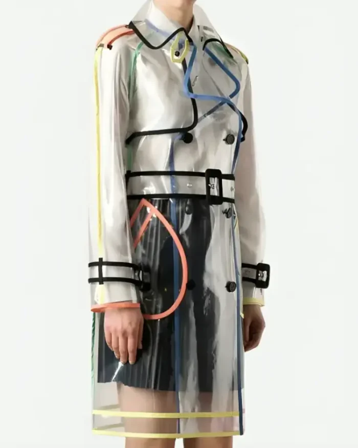 Emily in Paris Emily Cooper PVC Coat | Trendy Leather Jackets