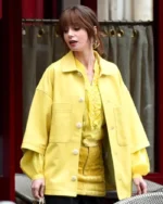 Emily In Paris S04 Emily Cooper Yellow Jacket