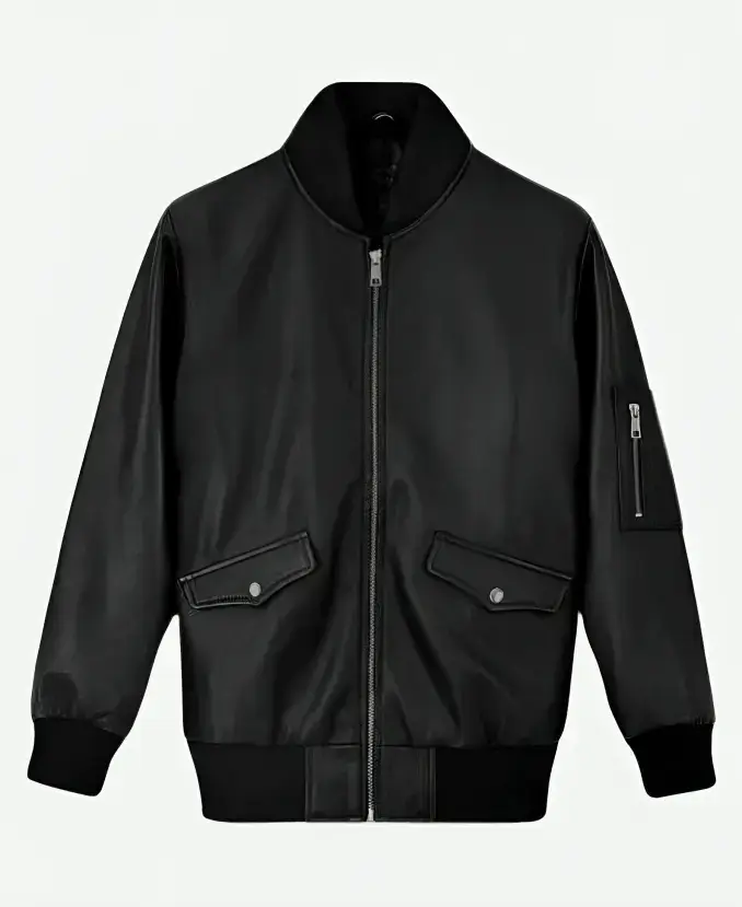 Eminem Black Leather Jacket | Trendy Leather Jackets