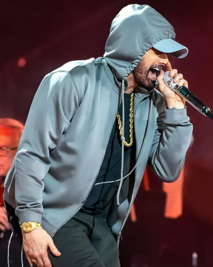Eminem Grey Hoodie | Trendy Leather Jackets