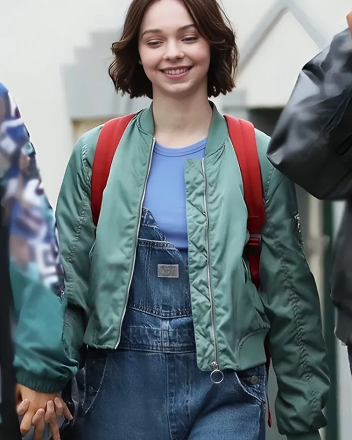 Emma Myers A Good Girl’s Guide to Murder Bomber Jacket | Trendy Leather Jackets