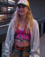 Emma Roberts Space Cadet 2024 Silver Jacket