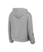 Erin Andrews Heather Grey Minnesota Vikings Hoodie Jacket | Trendy Leather Jackets