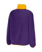 Erin Andrews Minnesota Vikings Polar Fleece Raglan Jacket | Trendy Leather Jackets