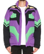 Evangelion Iffy Chris Brown Puffer Jacket | Trendy Leather Jackets