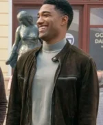 FBI International Andre Raines Brown Suede Jacket | Trendy Leather Jackets