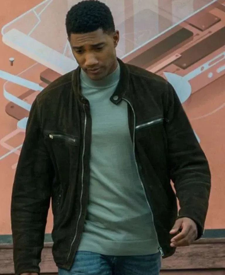 FBI International Andre Raines Brown Suede Jacket | Trendy Leather Jackets