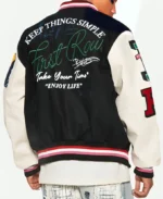 First Row Keep Things Simple Varsity Jacket | TLJ