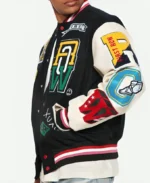 First Row Keep Things Simple Varsity Jacket | TLJ