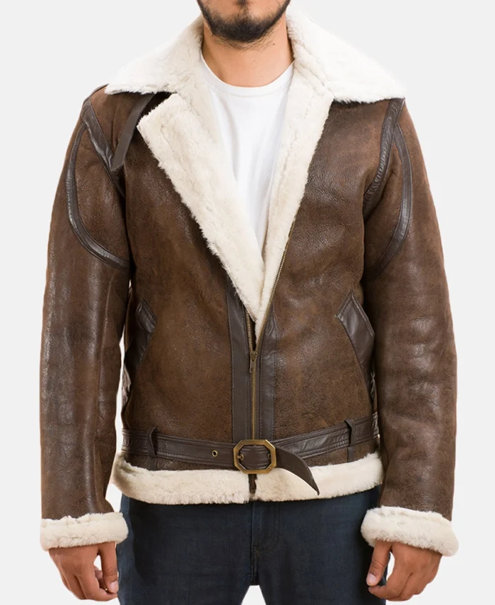Forest Double Face Shearling Jacket | Trendy Leather Jackets