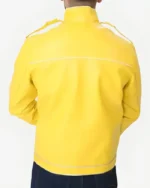 Freddie Mercury Concert Yellow Leather Jacket | Trendy Leather Jackets