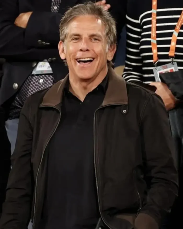 French Open 2024 Ben Stiller Jacket | Trendy Leather Jackets