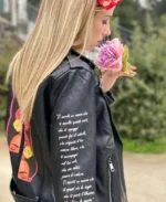 Frida Kahlo faux leather jacket | Trendy Leather Jackets
