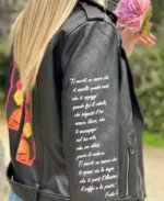 Frida Kahlo faux leather jacket | Trendy Leather Jackets