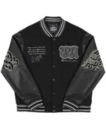 From Weyz With Love Varsity Jacket | Trendy Leather Jackets