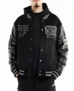 From Weyz With Love Varsity Jacket | Trendy Leather Jackets
