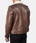Furton Brown Leather Biker Jacket | Trendy Leather Jackets