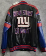G-III New York Giants Faux Leather Jacket | Trendy Leather Jackets