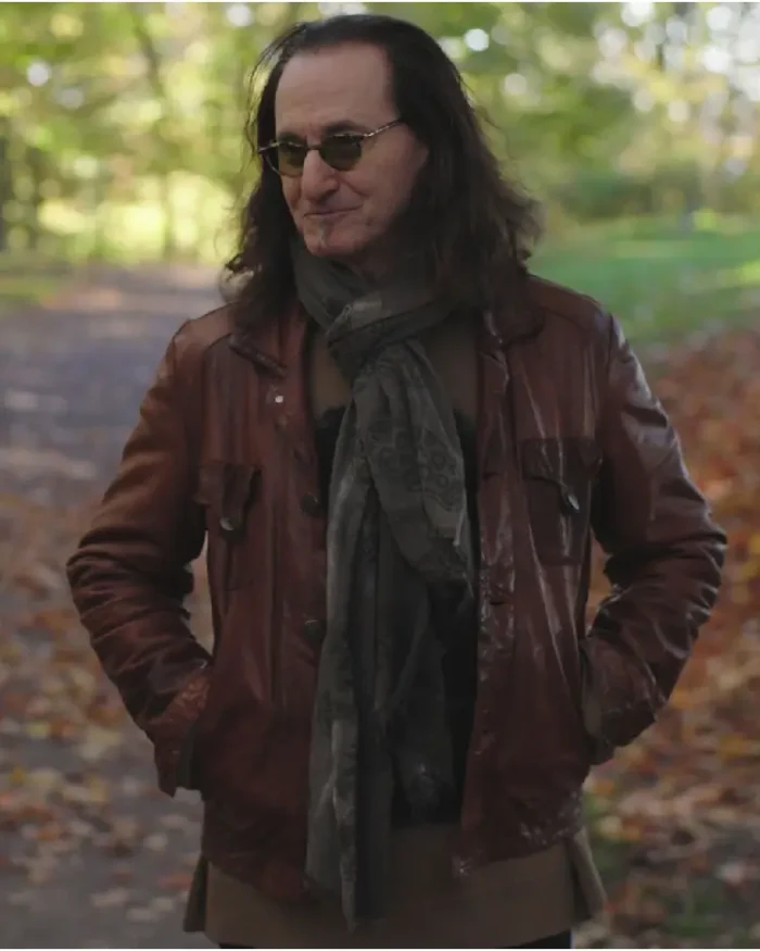 Geddy Lee Asks Brown Jacket | Trendy Leather Jackets