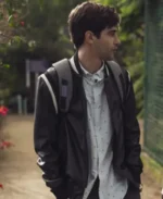 Gerry Control-Z Black Leather Jacket | Trendy Leather Jackets