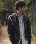 Gerry Control-Z Black Leather Jacket | Trendy Leather Jackets