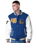 Golden State Warriors Moneyball Varsity Jacket | Trendy Leather Jackets