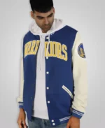 Golden State Warriors Royal Blue Letterman Jacket | Trendy Leather Jackets