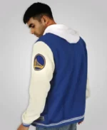 Golden State Warriors Royal Blue Letterman Jacket | Trendy Leather Jackets