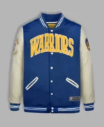 Golden State Warriors Royal Blue Letterman Jacket | Trendy Leather Jackets