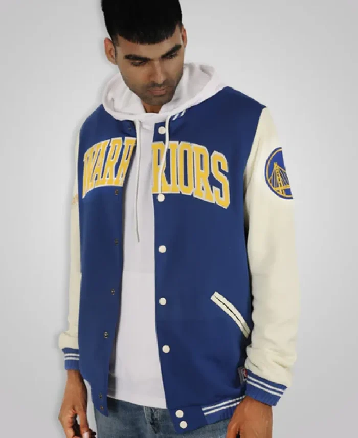Golden State Warriors Royal Blue Letterman Jacket | Trendy Leather Jackets