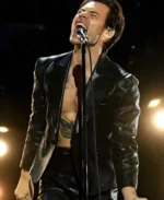 Grammy Award Harry Styles Black Jacket | Trendy Leather Jackets
