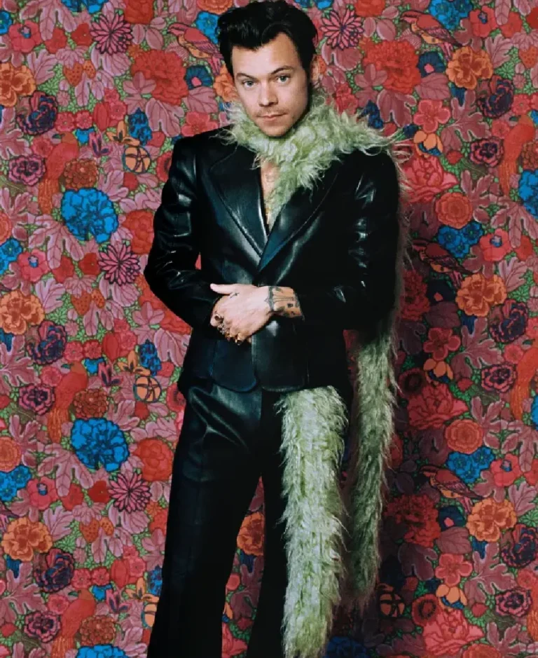 Grammy Award Harry Styles Black Jacket | Trendy Leather Jackets