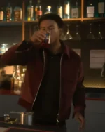 Grown-ish S06 Doug Edward Zipper Jacket | Trendy Leather Jackets