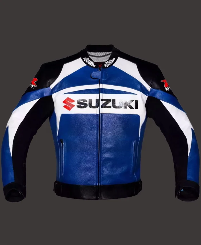 GSXR Suzuki Leatrher Motorcycle Jacket | Trendy Leather Jackets