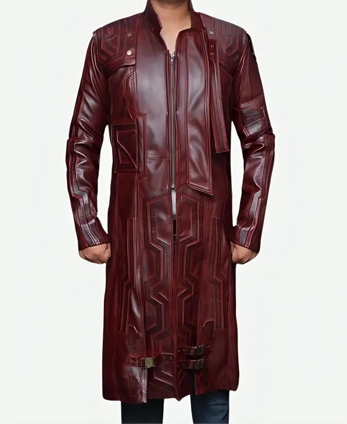 Guardians of Galaxy 2 Star Lord Chris Pratt Coat | Trendy Leather Jackets
