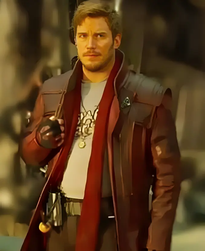 Guardians of Galaxy 2 Star Lord Chris Pratt Coat | Trendy Leather Jackets