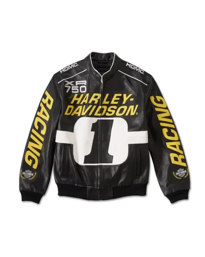 H-D Start Your Engines Leather Racing Jacket | TLJ