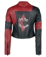 Harley Quinn Suicide Squad 2 Red Leather Jacket