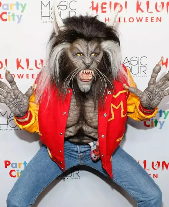Heidi Klum 18th Annual Halloween Party Costume Jacket | Trendy Leather Jackets