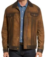Hit Man Glen Powell Jacket | Trendy Leather Jackets