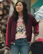 Jackpot 2024 Awkwafina Jacket | Trendy Leather Jackets