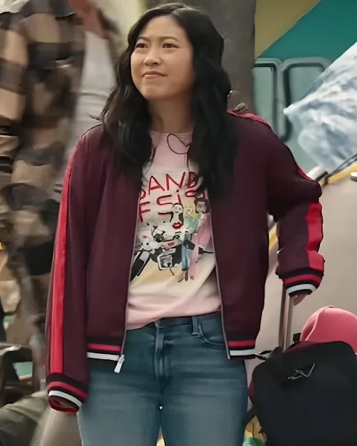Jackpot 2024 Awkwafina Jacket | Trendy Leather Jackets