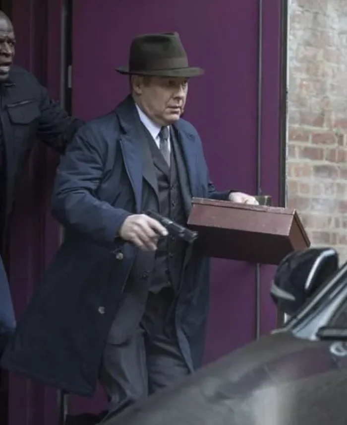 James Spader The Blacklist Black Coat | Trendy Leather Jackets