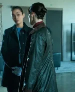 Jamie Kellett FBI International Black Leather Coat Jacket | Trendy Leather Jackets